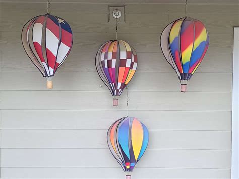 Lot 275 Hot Air Balloon Wind Spinners Adams Northwest Estate Sales