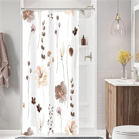 Amazon Gibelle Small Stall Shower Curtain X Narrow Half