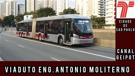 Movimentação de Ônibus SP 55 VIADUTO ENG ANTONIO MOLITERNO Av