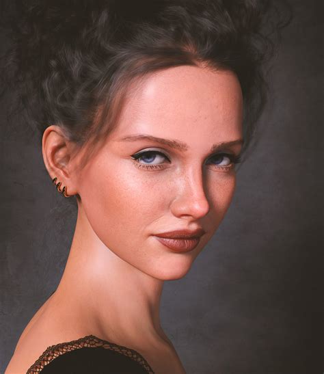 Madison Portrait 2 3D Render RenderHub Gallery