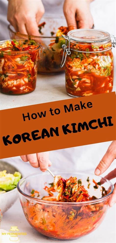 How To Make Kimchi Easy Kimchi Recipe My Fermented Foods Recette