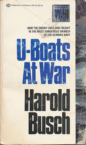 U Boats At War Harold Busch AllNavyBooks