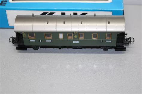 VOITURE DE TOURISME Märklin 4100 2 essieux 2e 3e classe DRG échelle H0