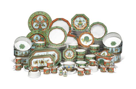 A Rosenthal Porcelain Part Dinner Service Designed By Versace 20th