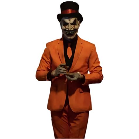 The Jester 2023 Michael Sheffield Orange Costume Suit