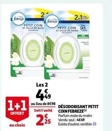 Promo D Sodorisant Petit Coin Febreze Chez Auchan Icatalogue Fr