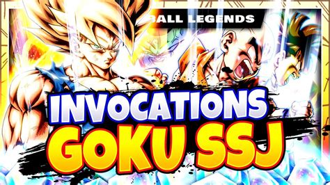 Invocations Gok Ssj Namek Lf Dragon Ball Legends Youtube