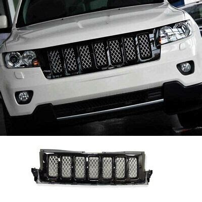 For Jeep Grand Cherokee Abs Black Front Center Mesh Grille