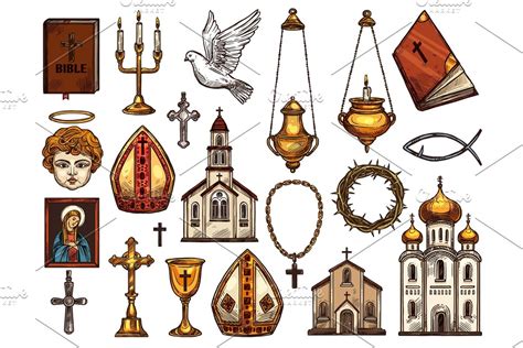 Christianity Religion Symbols – MasterBundles