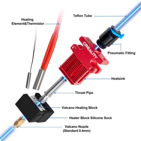 Creality Full Hotend Kit Black Al Cr Se Protech D Store
