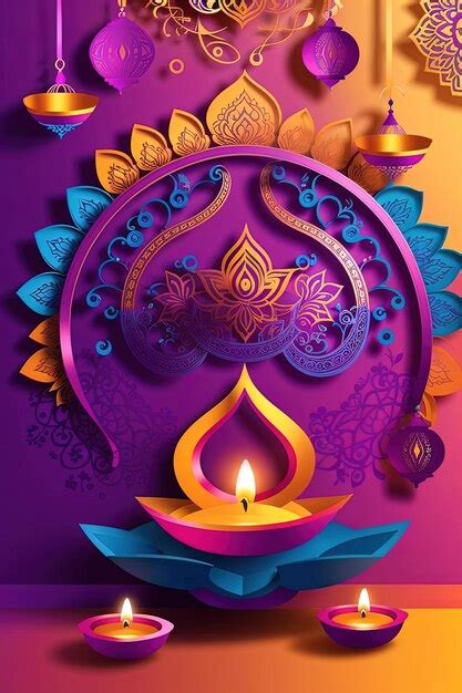 Premium Photo | Festival of Lights Diwali with Ganesh a Happy Diwali ...