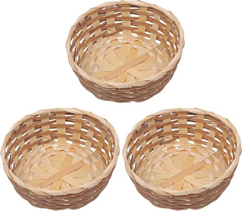 Cestini In Bamb Intrecciato In Rattan Piccoli Cestini Per Pane E