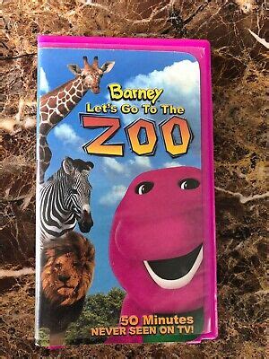 Barney - Lets Go to the Zoo (VHS, 2001) 45986020352 | eBay