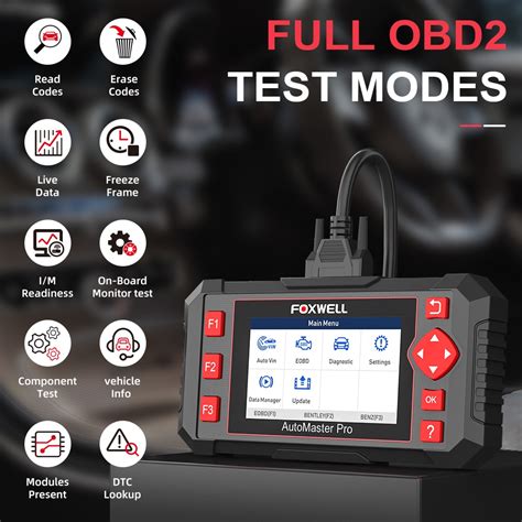 Esc Ner De Coche Foxwell Nt Elite Profesional Obd Diagn Stico Del