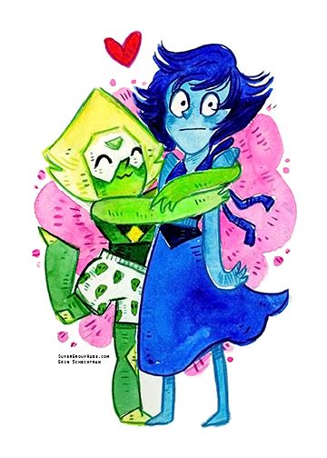 Steven Universe Lapis And Peridot — Super Group Hugs