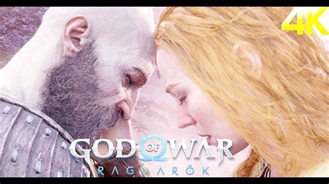 Faye Tells Kratos To Open His Heart God Of War Ragnarok 4k Godofwarragnarok Faye And Kratos