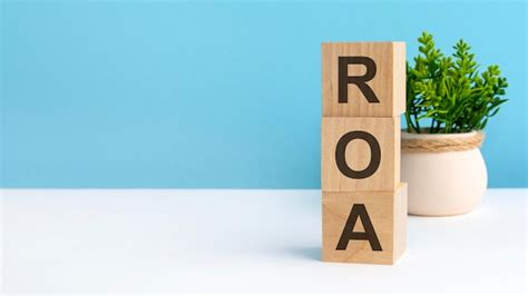 Premium Photo Roa Acronym From Wooden Blocks With Letters Blue