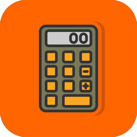 Calculator Vector Icon Design 21010662 Vector Art At Vecteezy