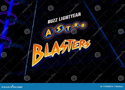 Buzz Lightyear Astro Blasters Disneyland Editorial Image ...