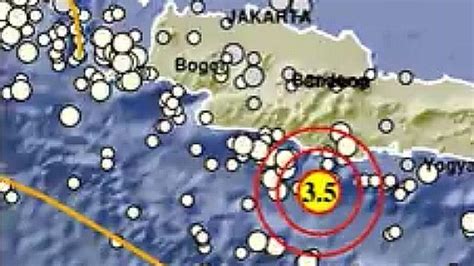 Baru Saja Gempa M Guncang Pangandaran Sebelumnya Tercatat