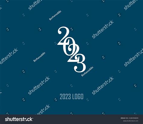 2023 Logo Vector Design New Year Stock Vector (Royalty Free) 2188394849 ...