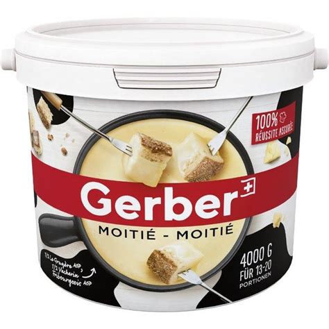 H R Gastro Fondue Fixfertig Moitie Moitie Gerber 4kg