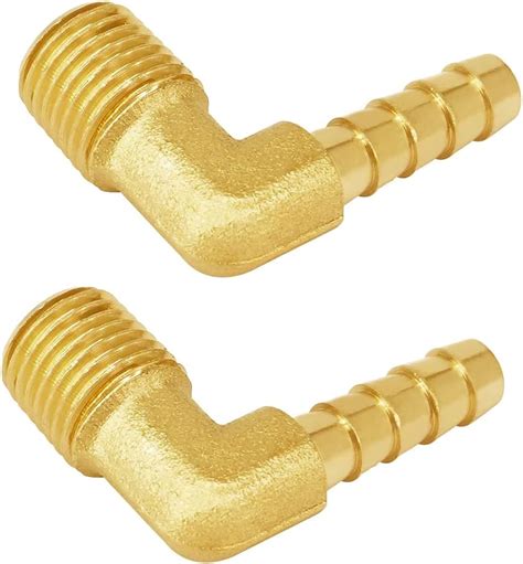 Amazon Joywayus Brass Hose Fitting 90 Degree Elbow 1 2 Barb X 1