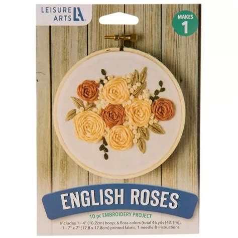 English Roses Embroidery Kit Hobby Lobby In