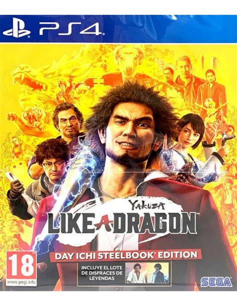 Yakuza Like A Dragon Day Ichi Steelbook Edition Ps4 Videojuegos De Ps4