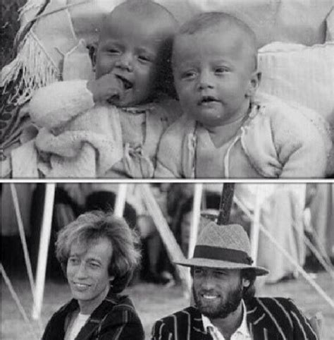 Robin and Maurice Gibb of the Bee Gees Celebrities Then And Now, Young ...