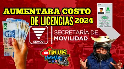 AUMENTA COSTO DE LICENCIA DE CONDUICIR EN LA CDMX YouTube