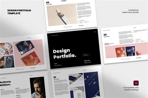 Minimalist Design Portfolio Template | Presentation Templates ...