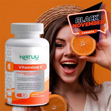 Suplemento Alimentar Vitamina C Natuu Aumenta Imunidade Kit