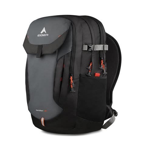 Jual Eiger R Lt Meridian Laptop Backpack Hitam All Size Kota