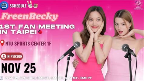 Freen Becky St Fan Meeting In Taipei Nov Freenbeck Becky