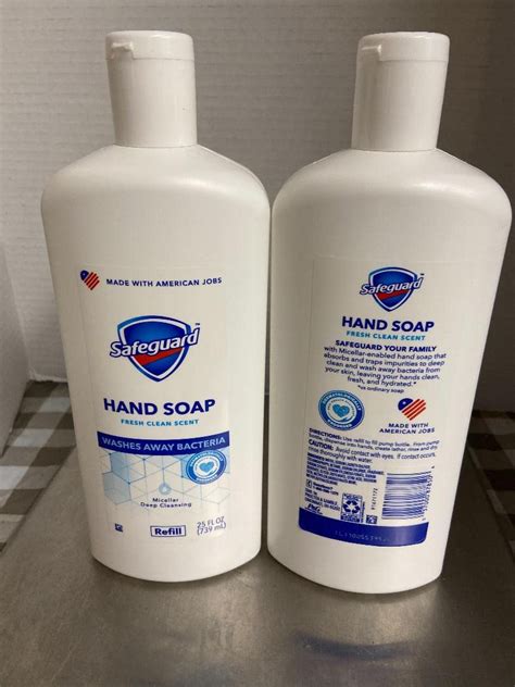 Safeguard Liquid Hand Soap Micellar Deep Cleansing Fresh