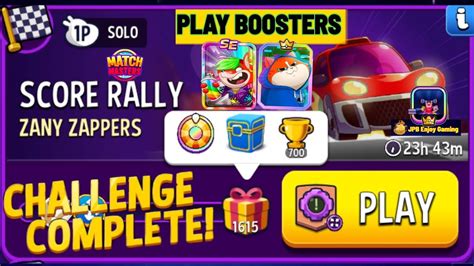 Play Booster Zany Zappers Super Sized Solo Challenge Score Rally