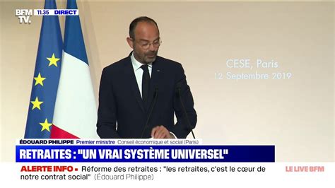 Retraites Douard Philippe Promet De Repenser La Carri Re Et La