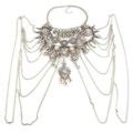 Buy Wholesale Exaggerate Rhinestone Long Pendant Necklace Bikini Beach