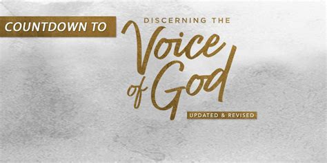 Discerning The Voice Of God Online Bible Study Session