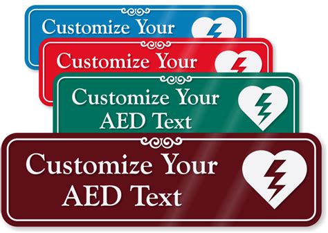 AED Signs | Custom AED Signs | AED Stickers & Labels