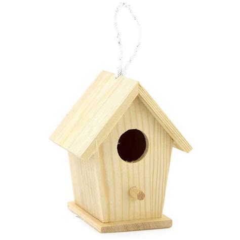 Slant Roof Mini Wood Birdhouse Hobby Lobby 920298 Wood Birdhouses