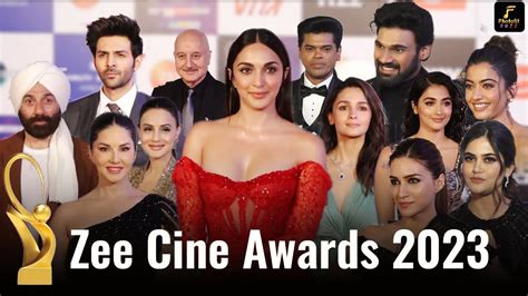 Celebrities Arrived At Zee Cine Awards 2023 Alia Bhatt Kartik Aaryan