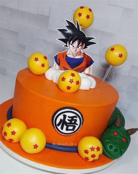 Goku Birthday Cake