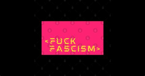 Fuck Fascism Antifascist Sticker TeePublic