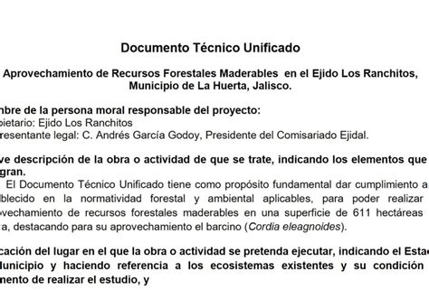 Documento T Cnico Unificado