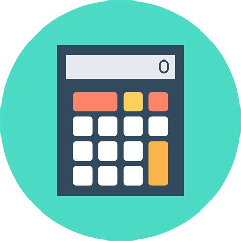 Calculator Icon Digital Mathematical Tool Transparent