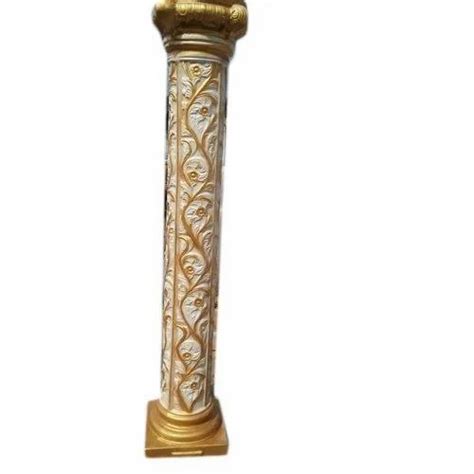 Circular Golden Frp Decorative Pillar For Wedding At Rs In Saharanpur