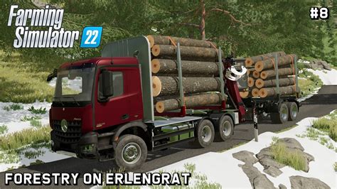 Transporting Logs With New Mercedes Arocs Forestry On Erlengrat