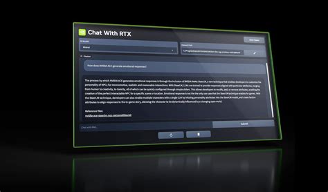 Le Nouveau Chatbot Rtx De Nvidia Vous Offre Une Recherche Locale Bas E